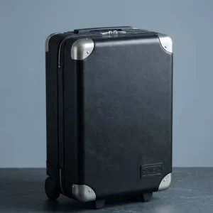 Leather Cabin Case: front three-quarter view