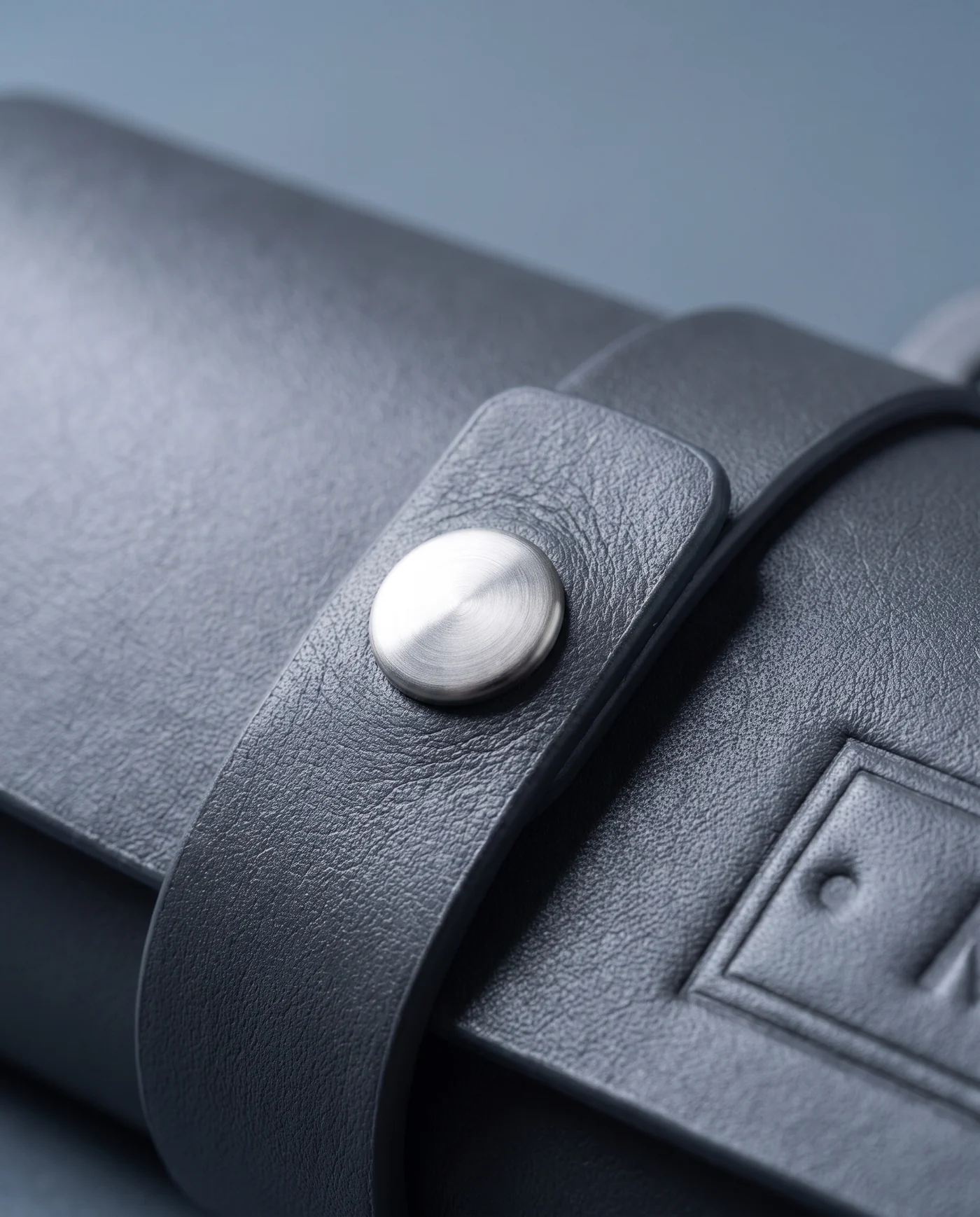 Leather Cable Organizer: close-up detail