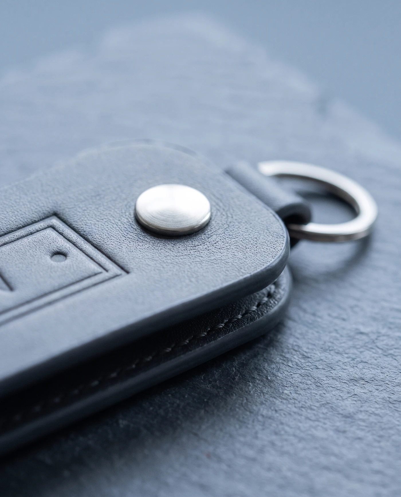 Leather Key Organizer: close-up detail