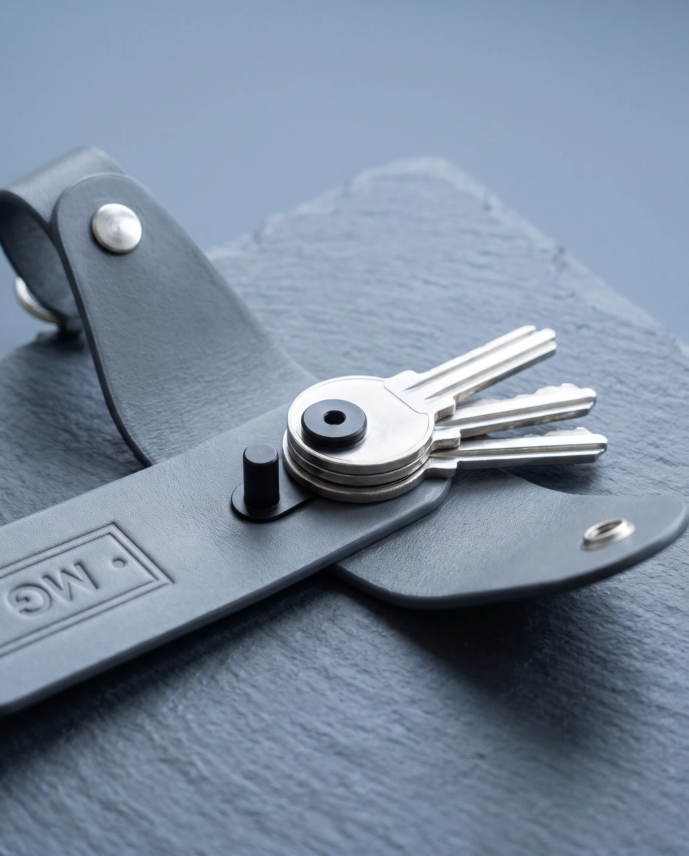 Leather Key Organizer: inside view
