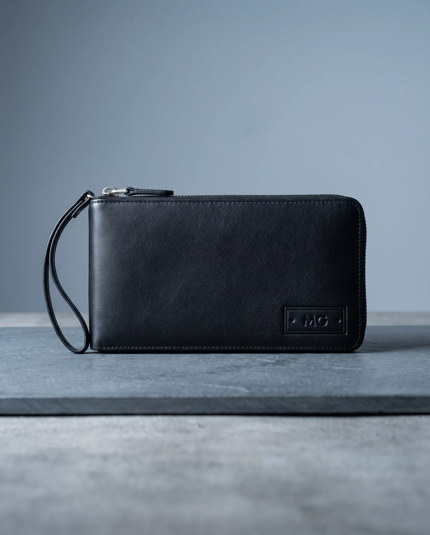 Long Travel Wallet: front three-quarter view