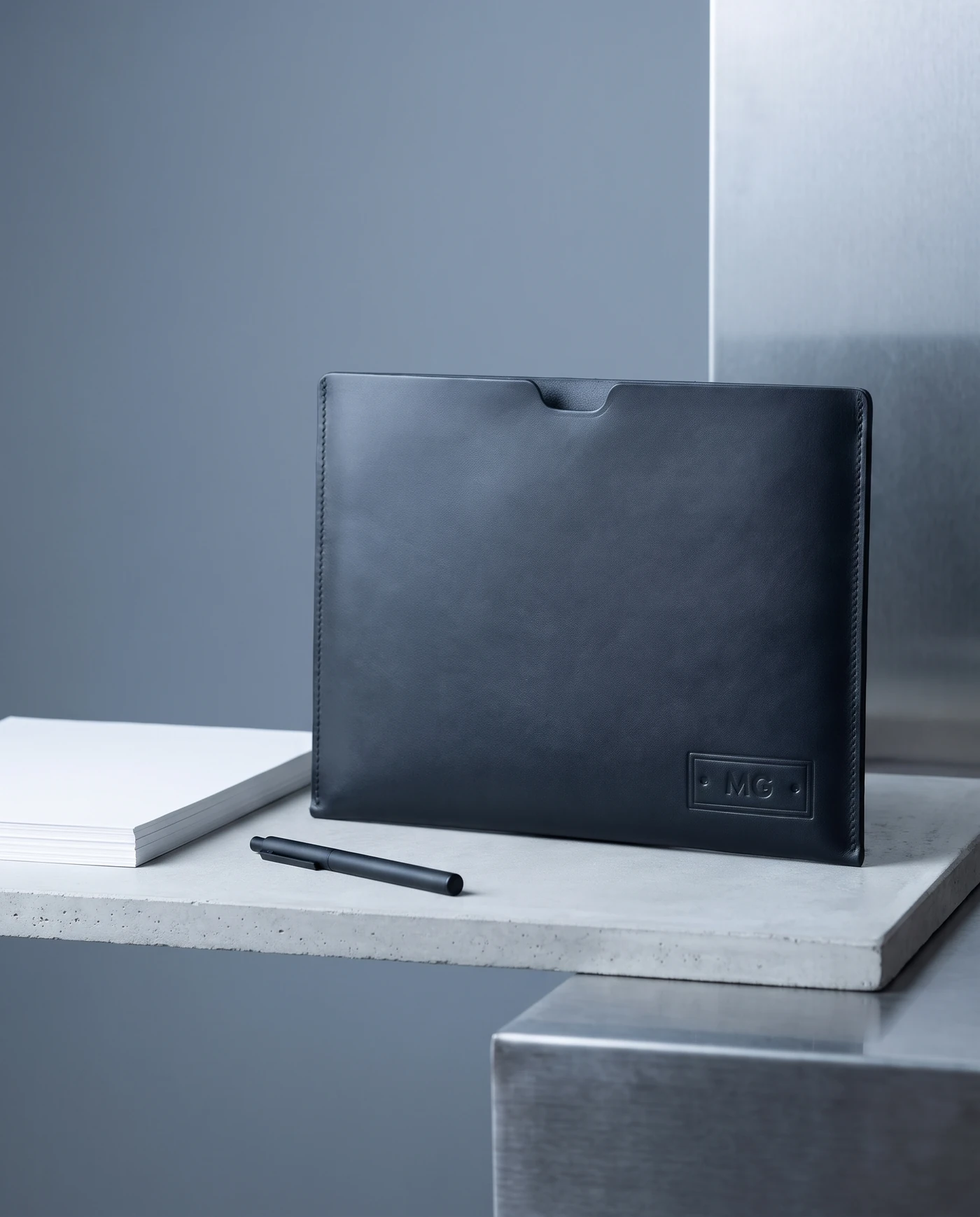 Slim Document Folio: shown in use