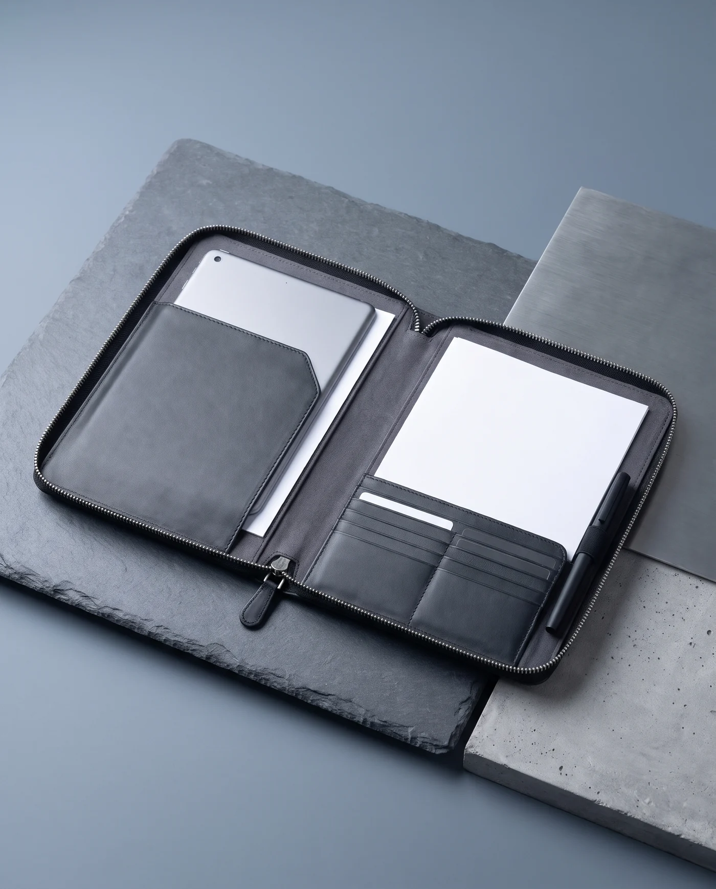 Zip-Around Portfolio: inside view