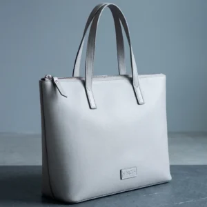 Zip-Top Work Tote: front three-quarter view